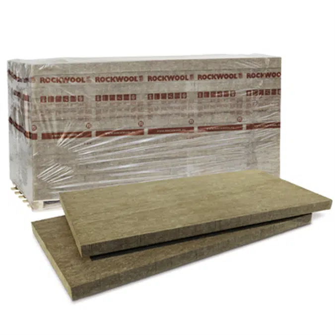 Panel Rígido de Lana de Roca ROCKWOOL Durock 386 / Bigpanel (Doble Densidad 210/135 kg/m³) Incombustible para Aislamiento Térmico y Acústico de Cubiertas Deck Metálicas