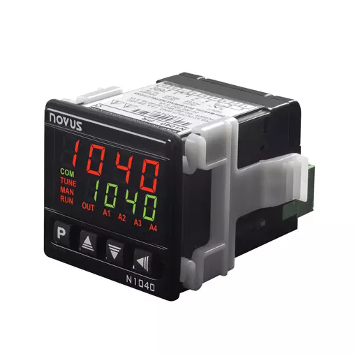 Novus N1040 (1/16 DIN 48x48mm) - Controlador de Temperatura Novus Económico, Compacto y con Conexión USB