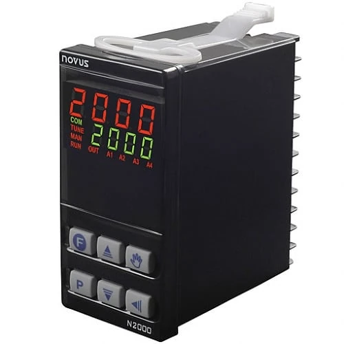 Novus N2000 (1/8 DIN 48x96mm) – Controlador de Procesos Universal PID Auto-Sintonía, Rampa y Meseta y USB