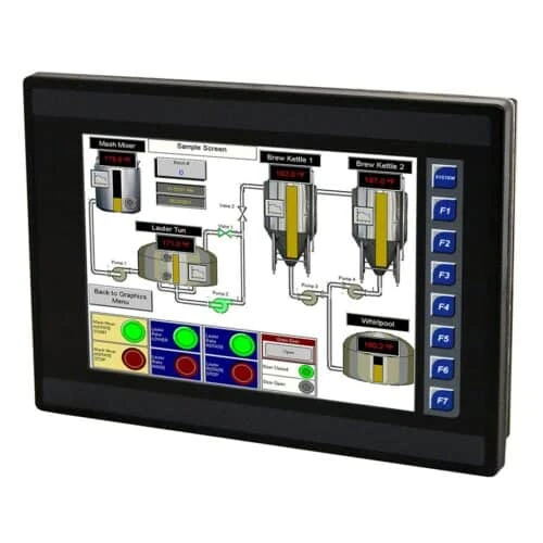 Controlador PLC + HMI Horner EXL10 OCS (HE-EXV) con Pantalla Táctil 10.4" VGA, Doble Ethernet, Doble CAN y 24 Entradas Digitales para Automatización Avanzada