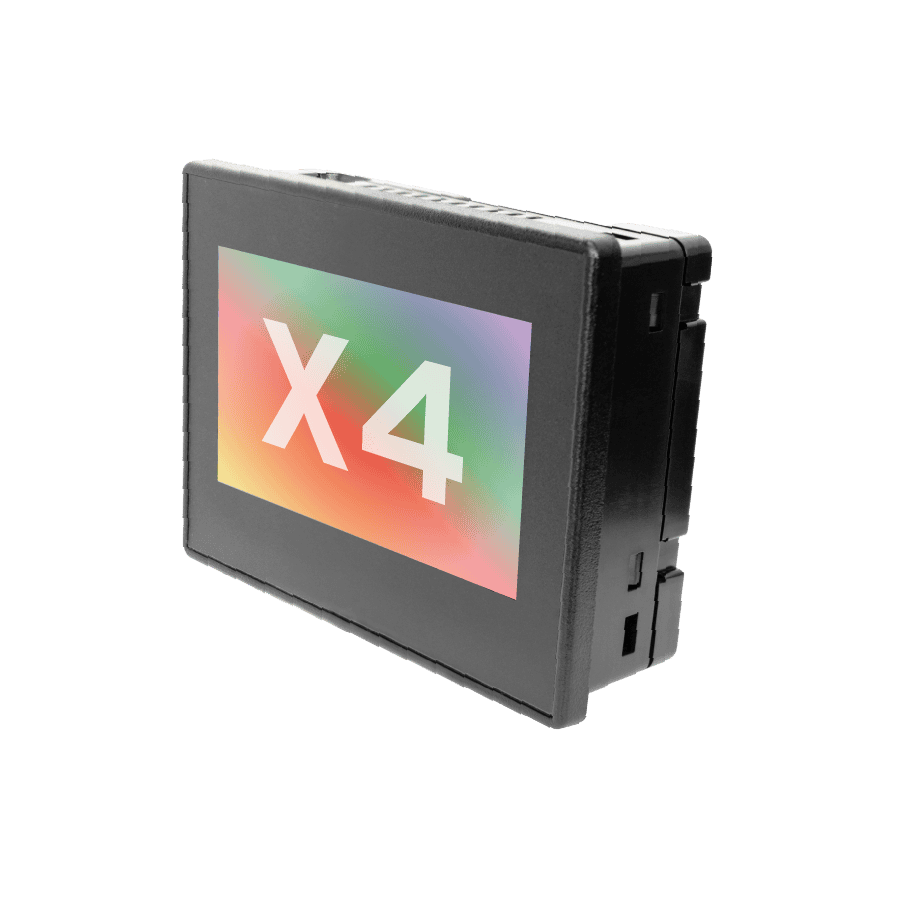 Controlador PLC + HMI Horner Micro OCS X4 (HE-X4) con Pantalla Táctil 4.3" Color, E/S Integradas y Ethernet para Automatización Económica