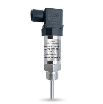 Transmisor de Temperatura Integrado Tzone PTT04R con Sensor RTD Pt100, Salida Digital RS485 Modbus-RTU, Rango -200°C a +850°C, Acero Inoxidable IP65 para Automatización Industrial