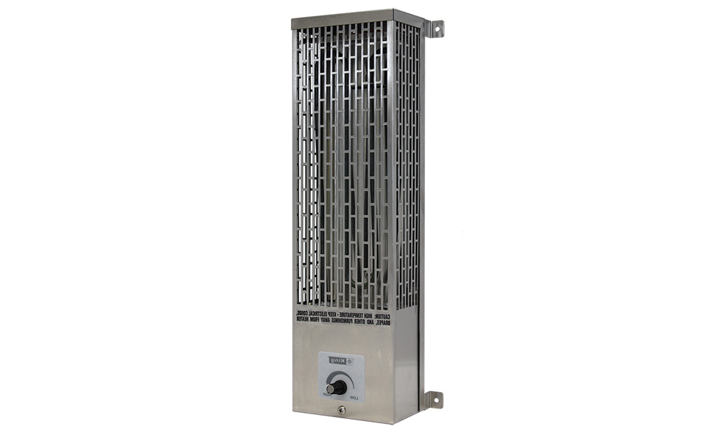 Calentador de Utilidad para Casetas de Bombas King Electric Modelo U-SS (250W - 1000W), Acero Inoxidable 304, Cumple ASSE-1060, Elemento Incoloy 840 y Termostato Antihielo para Protección de Tuberías
