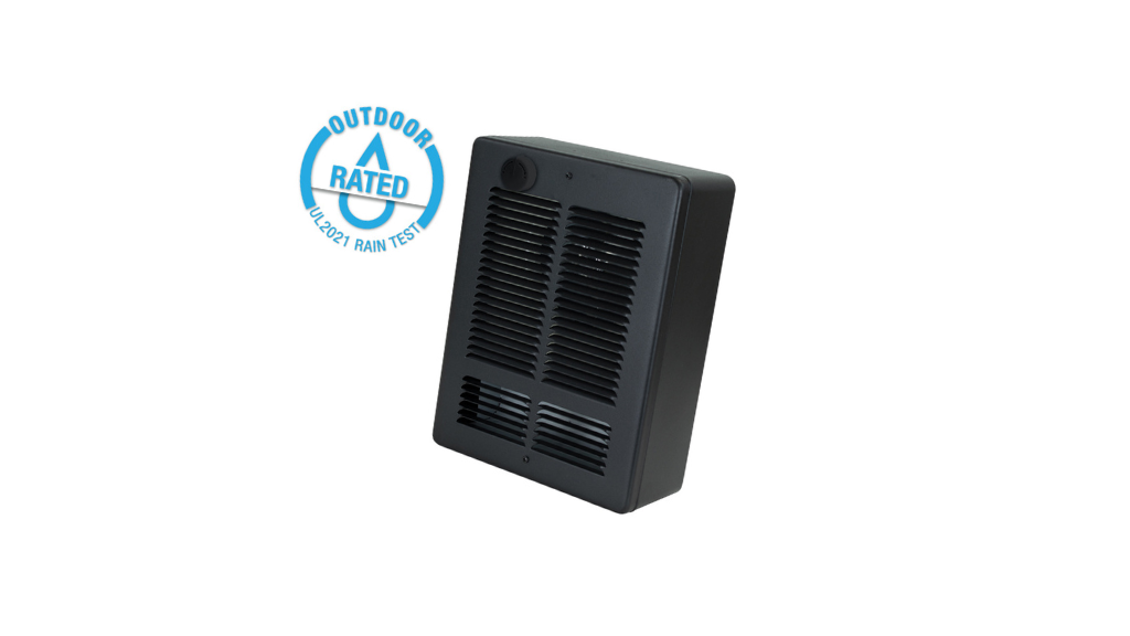 Calefactor Montado en Superficie Modelo WSC con Certificación UL2021 para Uso Exterior, Elemento de Calentamiento NiChrome, Termostato Incorporado (40°F a 90°F), Protección Inteligente contra Sobrecalentamiento, Diseño Antihumedad y Aplicaciones de Protección contra Congelamiento