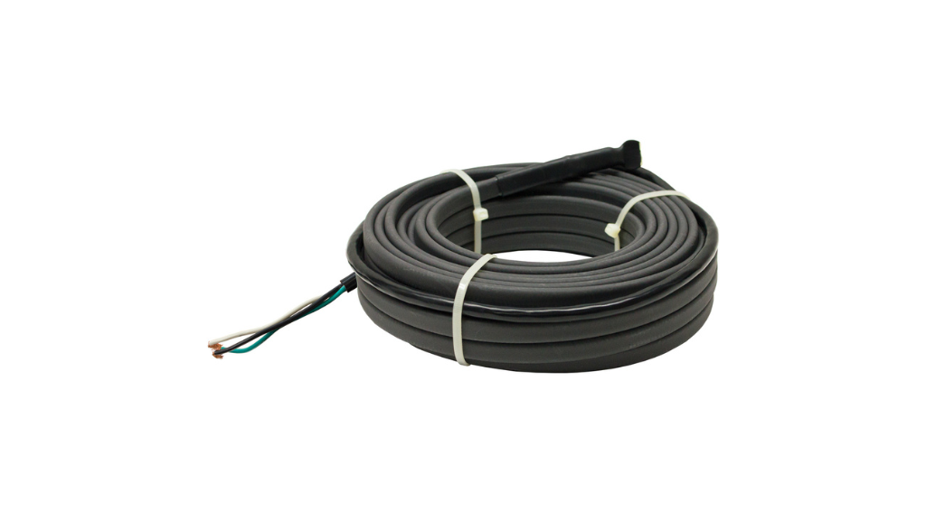 Cable Calefactor Autoregulable Preensamblado Serie SRP 240V (6–200 ft), Kit Plug-and-Play de 6W/ft con Protección Contra Congelación hasta -40°F, Aislamiento de Fluoropolímero y Chaqueta de PVC