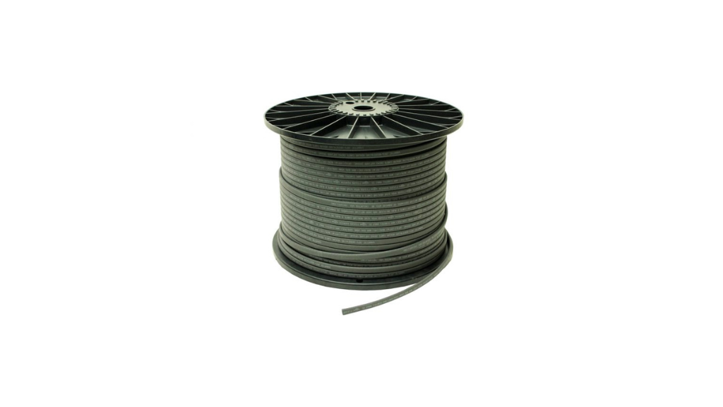 Cable Calefactor Autoregulable Serie SR (120V/240V) para Protección Contra Congelación de Tuberías, 3W/5W/8W/10W por Pie Lineal, Aislamiento de Fluoropolímero y Chaqueta de PVC Resistente