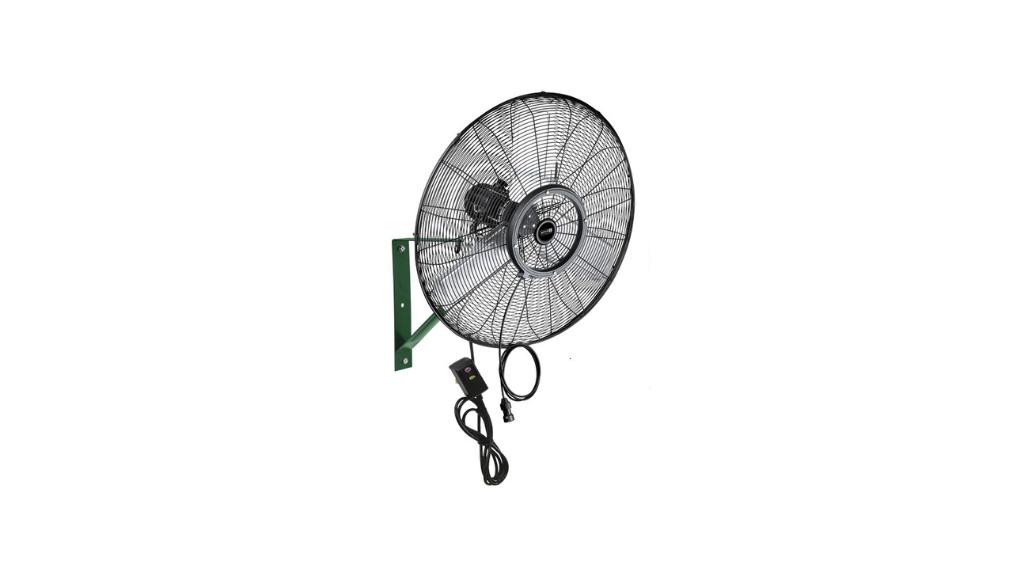 Ventilador Oscilante de Alta Velocidad WFO-24 de 24'' para Montaje en Pared, Motor para Exteriores, 3 Velocidades, 7500 CFM