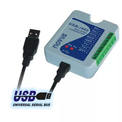 Novus Convertidor USB-i485 – Interfaz Aislada USB a RS485/RS422