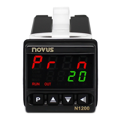 Novus N1200 24V RS485 – Controlador de Procesos Termostato PID con Conectividad, Entrada Universal y 3 Relés (48x48mm)