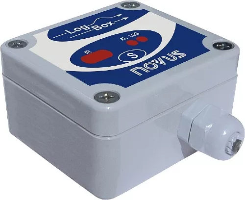 Novus LogBox-DA – Data Logger Dual Industrial con Entradas Digital y Analógica (IP65)
