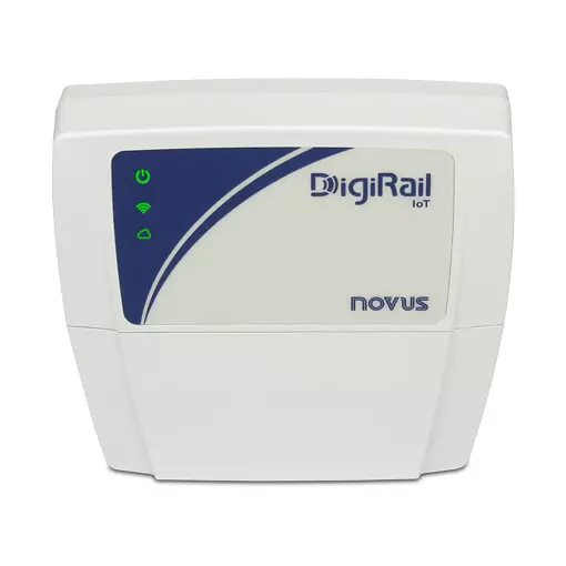 Novus DigiRail-IoT – Gateway Industrial Módulo de Adquisición de Datos con Wi-Fi, Ethernet y MQTT para Riel DIN