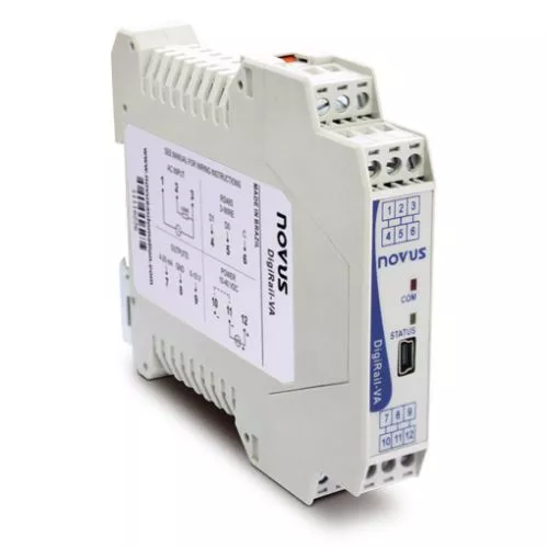 Novus DigiRail-VA – Módulo de Adquisición de Datos de Potencia y Energía para Riel DIN