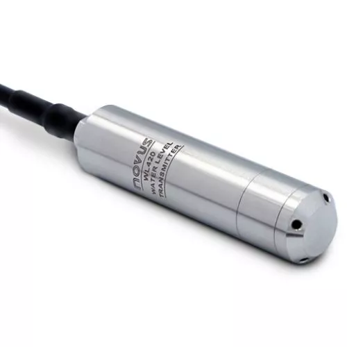 Novus WL420 – Transmisor de Nivel Hidrostático Sumergible de Alta Precisión en Acero Inoxidable 316L