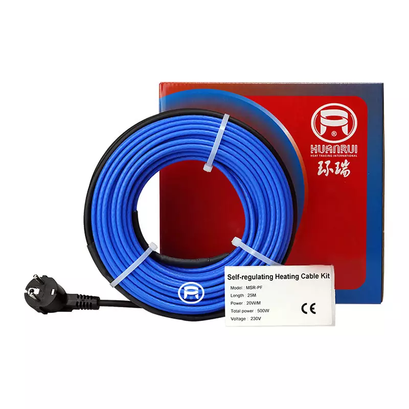 Kit MSR de Cable Calefactor Autorregulable para Protección contra Congelación de Tuberías