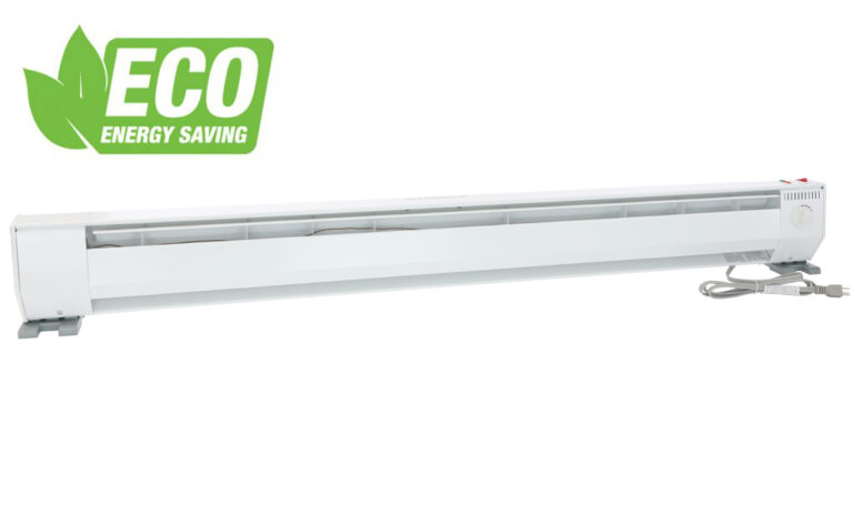 Modelo KP1215-ECO King Electric Calentador de Zócalo Portátil Inteligente, 2 Etapas, Ahorro de Energía ECO-Stat, 120V, Antivuelco