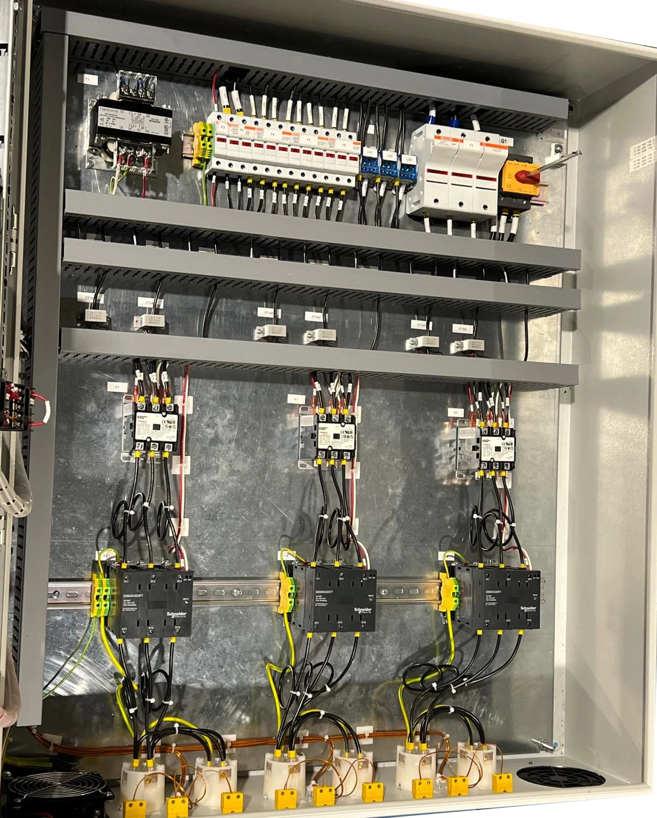 Panel de Control de Temperatura y Potencia MPI Morheat, Diseño Personalizado, Aprobación UL