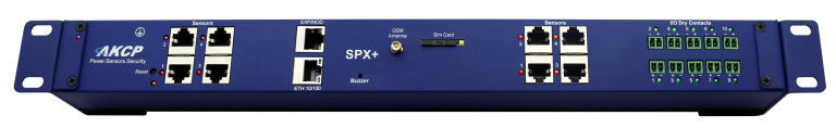 AKCP sensorProbeX+ Dispositivo de Monitoreo de Sensores para Infraestructura Crítica, Escalable con Puertos Modbus y BACnet, Alertas Multicanal