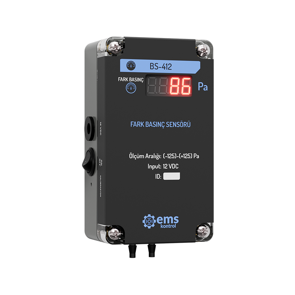 EMS BS-412 / BS-413 Medidor Portátil de Presión Diferencial de Mano (Rango Bajo)