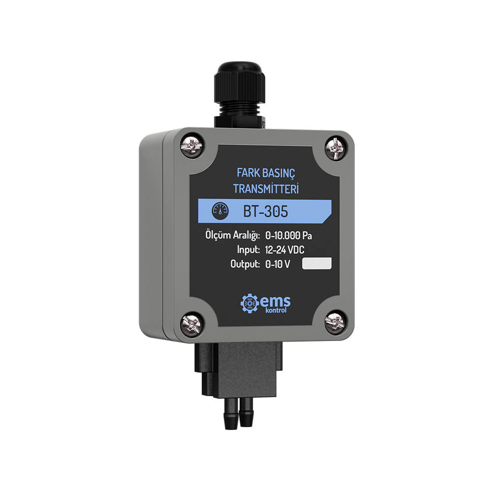 EMS BT-3X4 / 3X5 Transmisor de Presión Diferencial Rango Alto (Hasta ±10,000 Pa / 10 kPa)