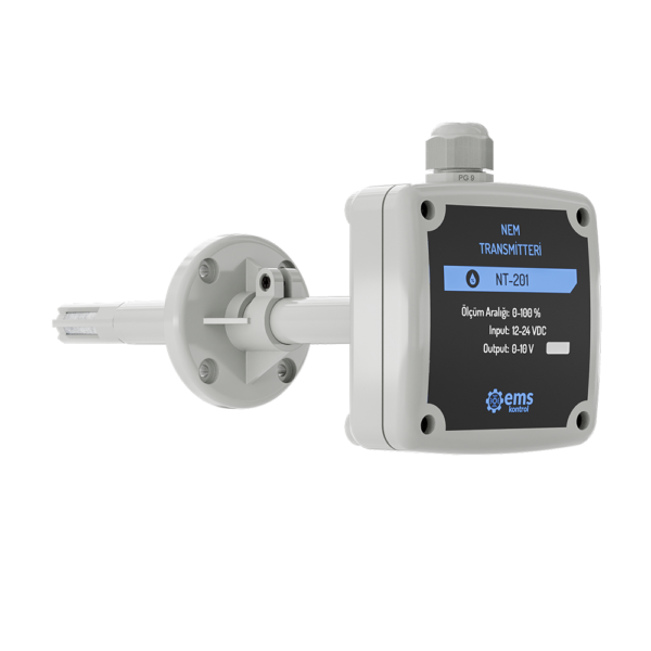 EMS NT-2XX Transmisor de Humedad Relativa para Ducto de Aire HVAC