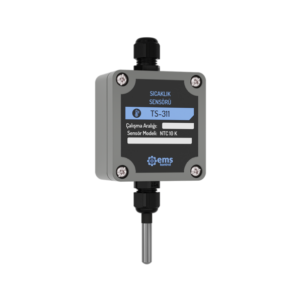 EMS TS-3XX Sensor de Temperatura IP67 para Intemperie y Entornos Industriales Exigentes