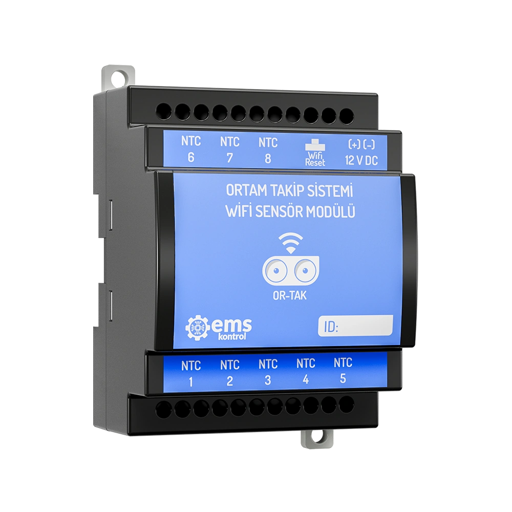 EMS OR-TAK WM-510 Módulo Wi-Fi Multicanal para 8 Sondas de Temperatura NTC
