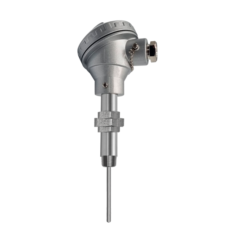 Sensor RTD con cabezal y conexión a proceso