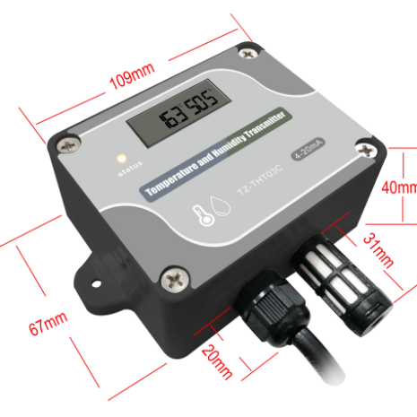 Transmisor de Temperatura y Humedad TZ THT03C 2 Transmisor de Temperatura y Humedad TZ THT03C